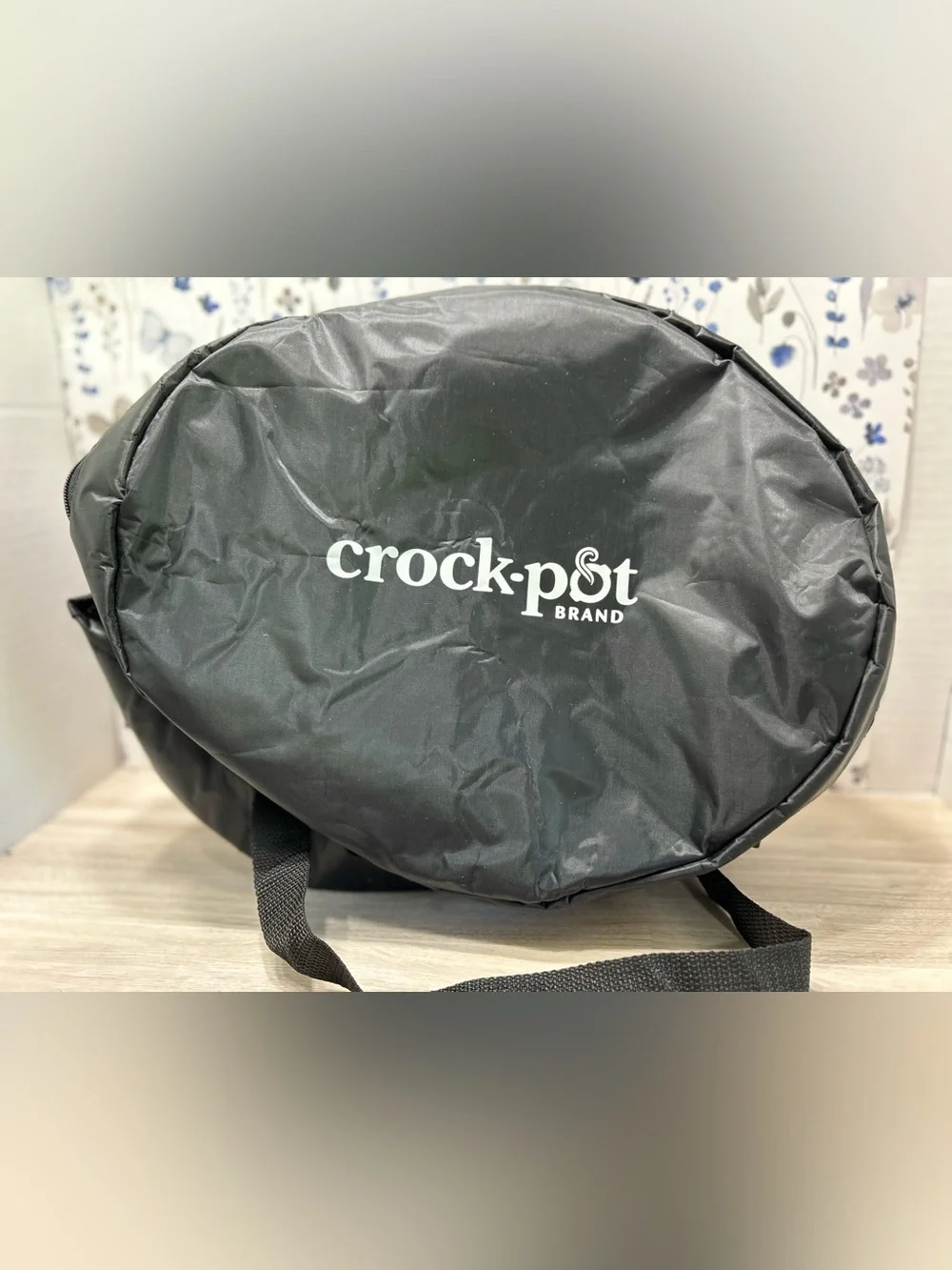 Crock-Pot Insulated Slow Cooker Carrying Travel Bag Black